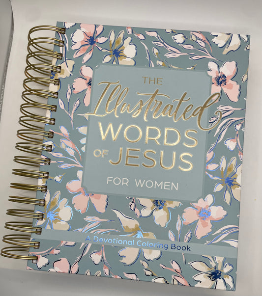 The Illustrated Words of Jesus for Women – Devotional Coloring Book