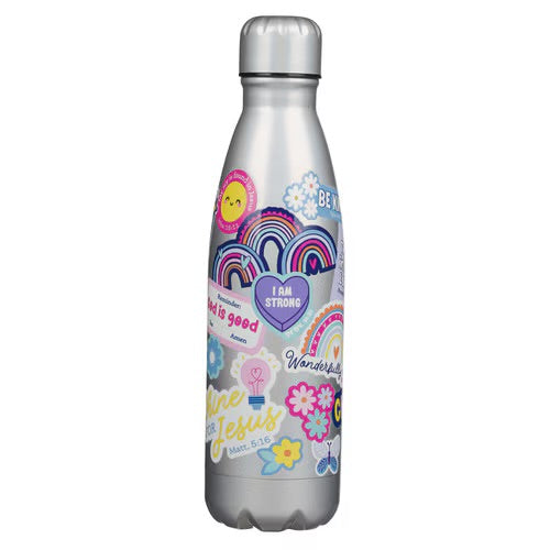 Water Bottle SS Silver Shine For Jesus
Matt. 5:16