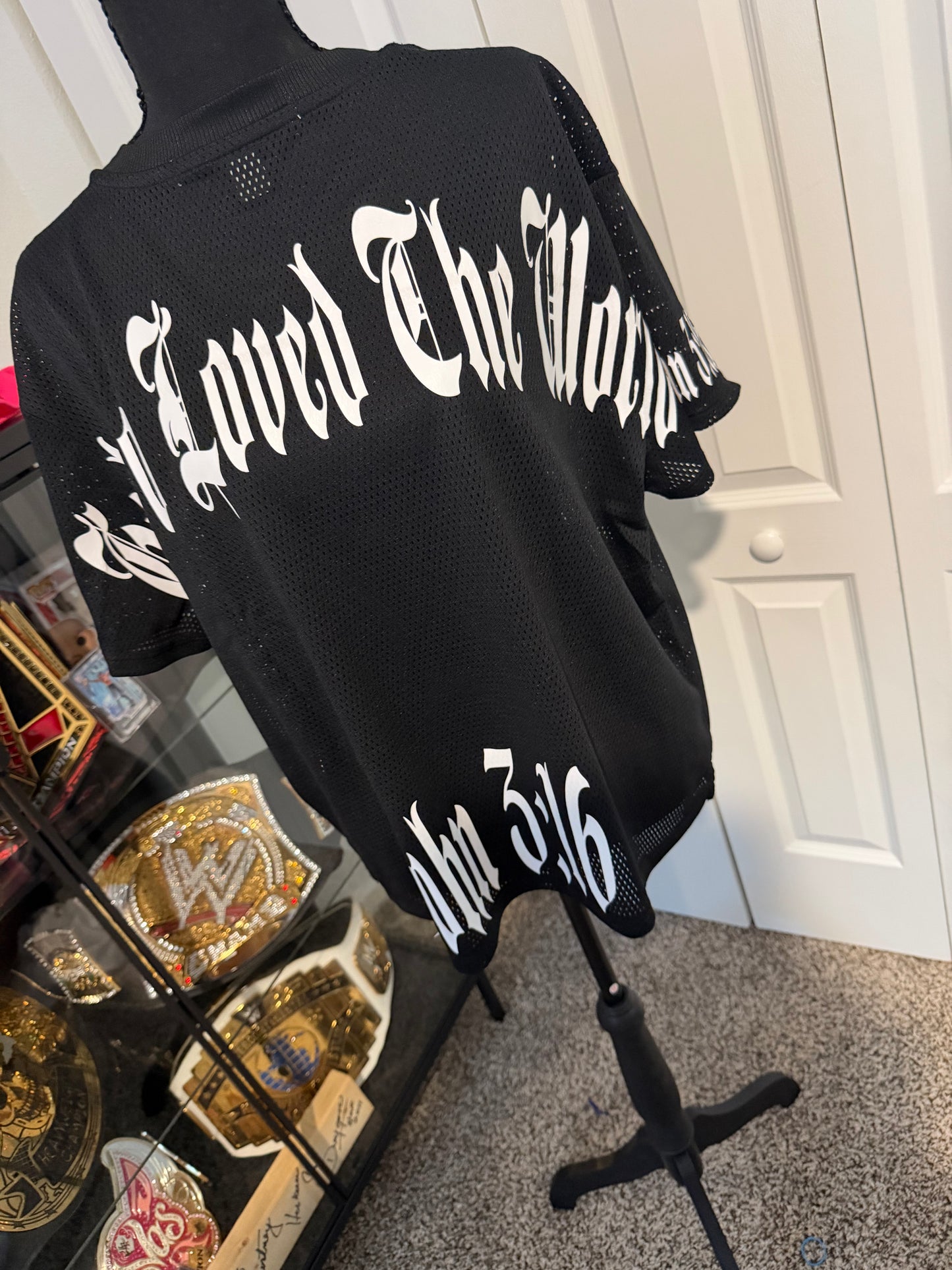 John 3:16 “God So Loved the World” Mesh Jersey